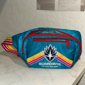 Disney World Guardians of the Galaxy Retro Epcot neon blue Fanny pack